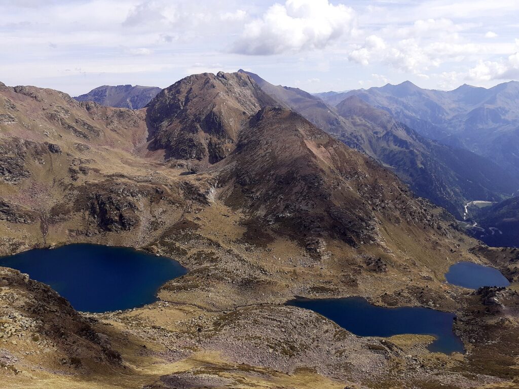 Lagos de Tristaina en Ordino, Andorra